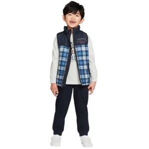 G.H. Bass & Co. Blue and Yellow Plaid Vest
